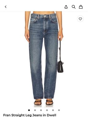 Agolde “Fran” low slung Straight Leg Jeans